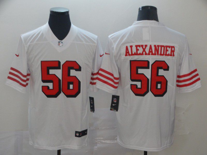Men San Francisco 49ers #56 Alexander White Nike Vapor Untouchable Limited NFL Jerseys->san francisco 49ers->NFL Jersey